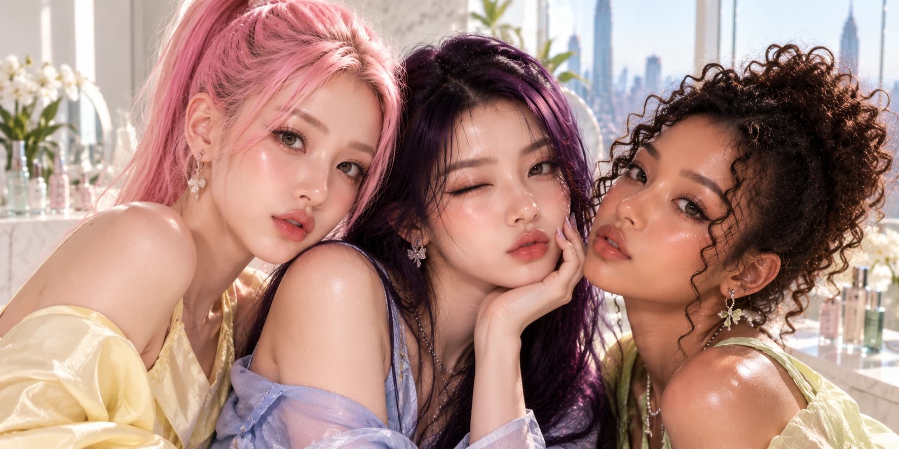 High-fashion K-Beauty Lookbook